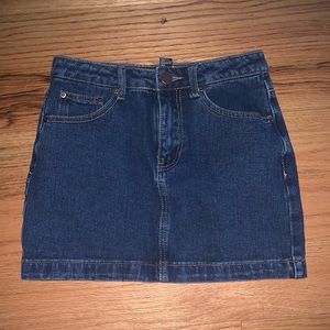 Denim skirt